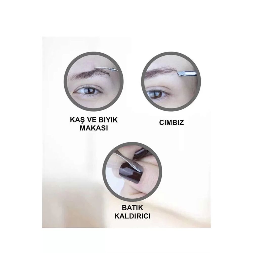 Tırnak Batığı Temizliği ve Günlük Bakım İçin 7 Parça Profesyonel Set