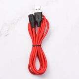 HOCO X21 Plus USB to iPhone Lightning Silikon Hızlı Şarj ve Data Kablo