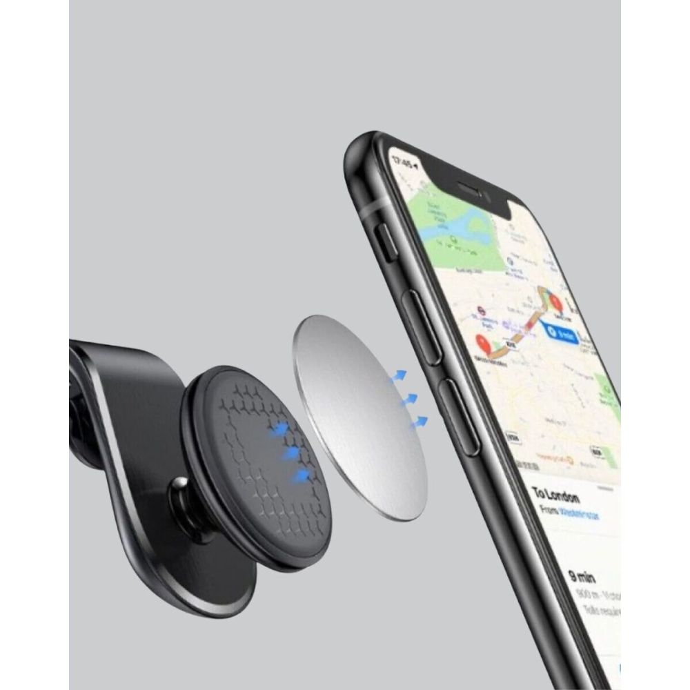 Manyetik Araç Telefon Tutucu – 360° Döner Kalorifer Petekli