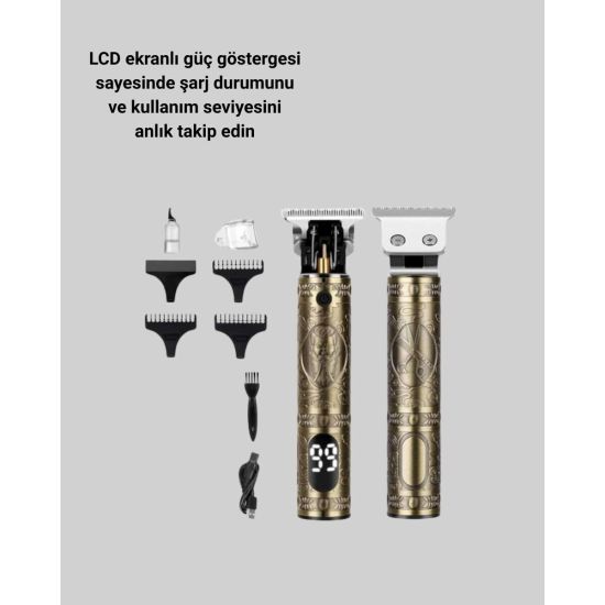 Su Geçirmez Daling Saç ve Sakal Tıraş Makinesi
