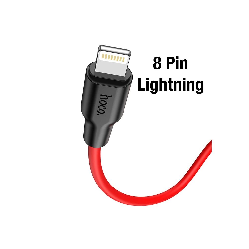 HOCO X21 Plus PD 20W Type-C to iPhone Lightning Silikon Hızlı Şarj ve 