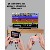 3.5 İnç Mini Atari Taşınabilir Oyun Konsolu 666 Adet Retro Oyun