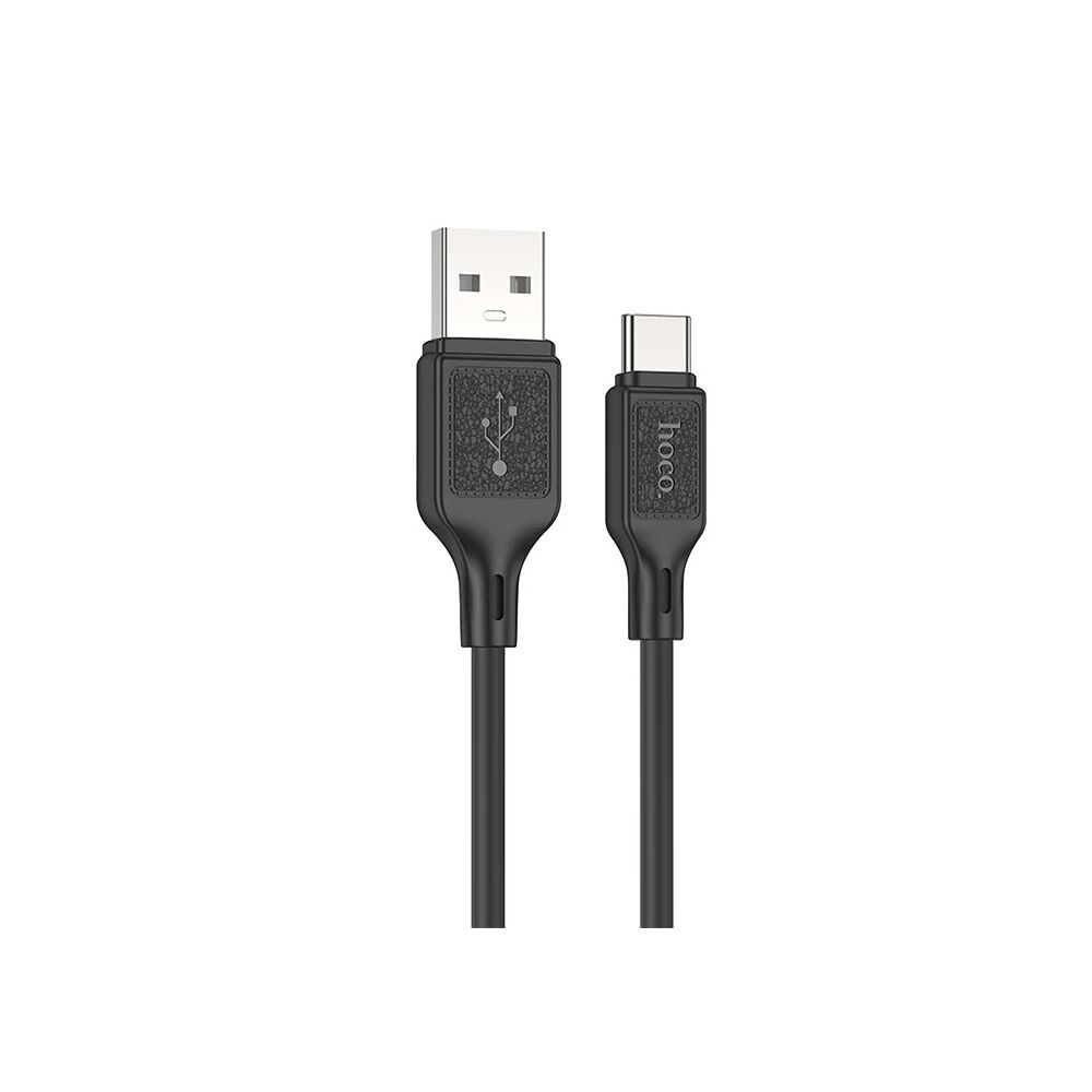 HOCO X90 USB to Type-C 3A Silikon Hızlı Şarj ve Data Kablosu