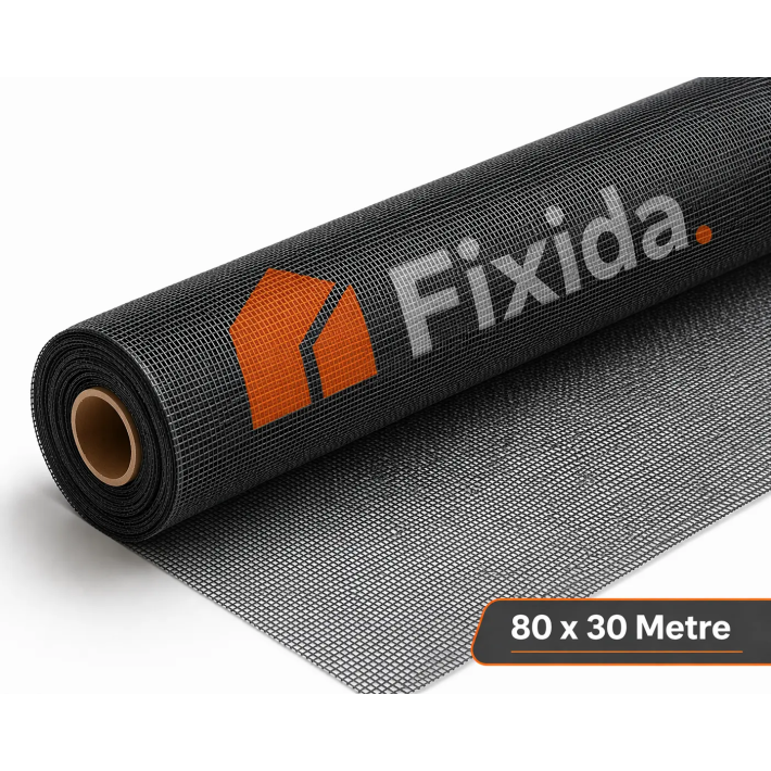 Fiberglass Sineklik Tülü / Teli 80 cm x 30 Metre – Dayanıklı ve Uzun Ömürlü