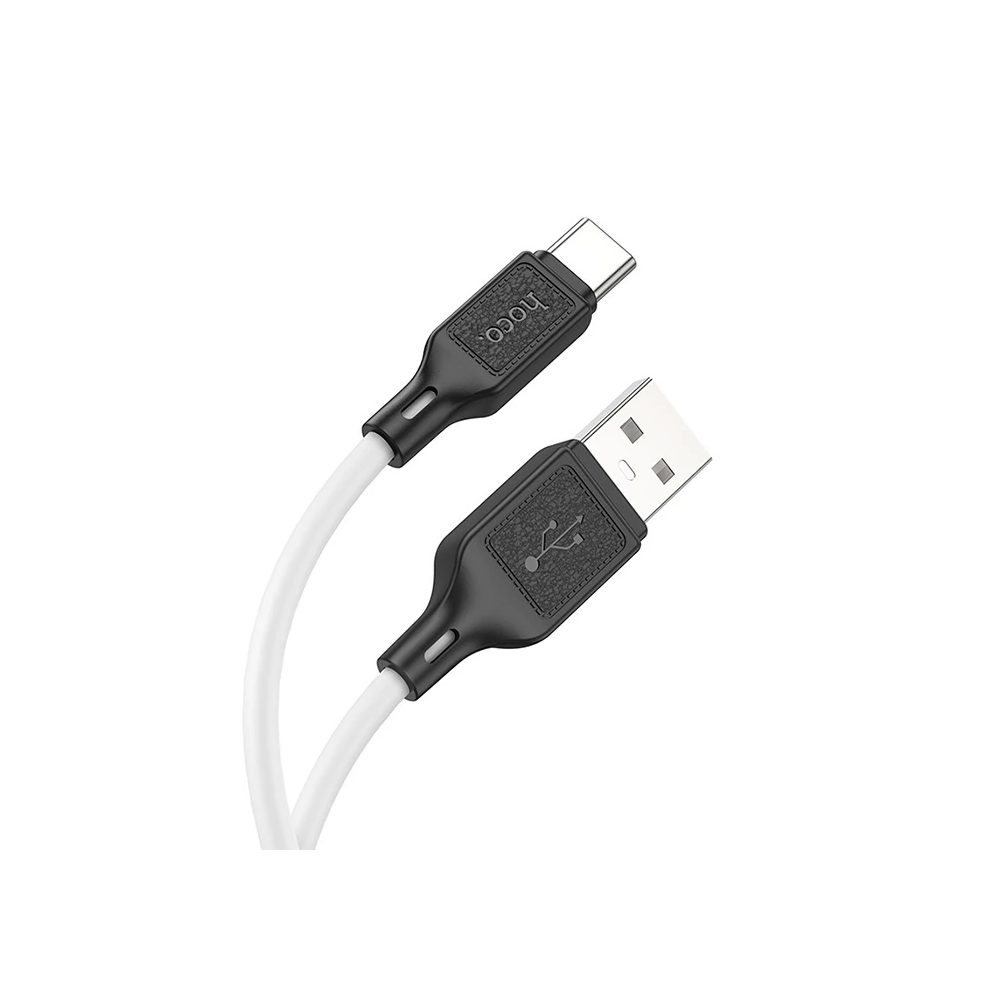 HOCO X90 USB to Type-C 3A Silikon Hızlı Şarj ve Data Kablosu