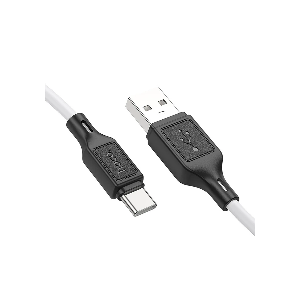 HOCO X90 USB to Type-C 3A Silikon Hızlı Şarj ve Data Kablosu