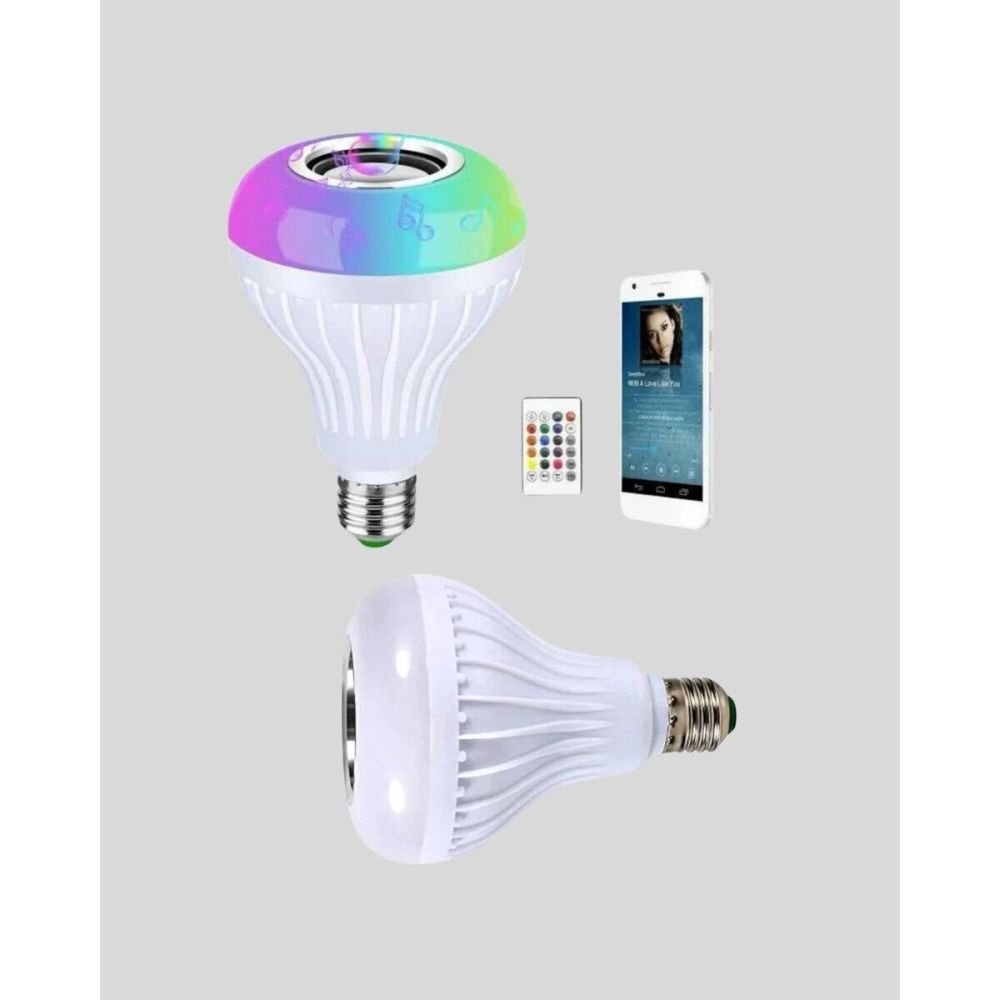 Bluetooth Hoparlör Akıllı Rgb Led Işık Renk Değiştirme Ses Bombası Amp