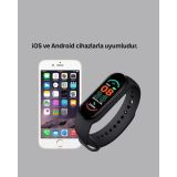 Bluetooth 5.0 Akıllı Bileklik – Kalp Uyku ve Aktivite Takibi