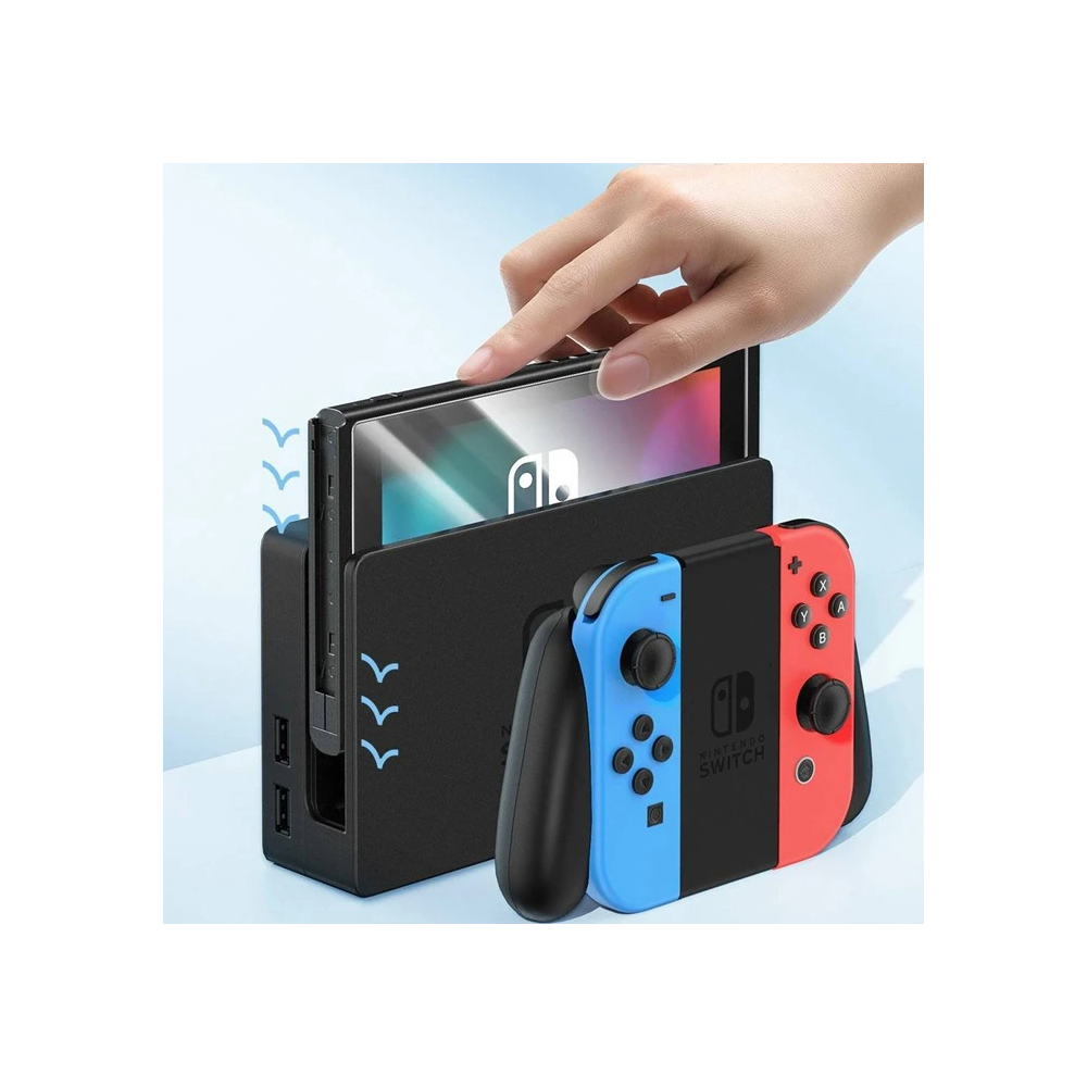 Baseus Crystal Series Nintendo Switch 2019 için Cam Ekran Koruyucu 2 A