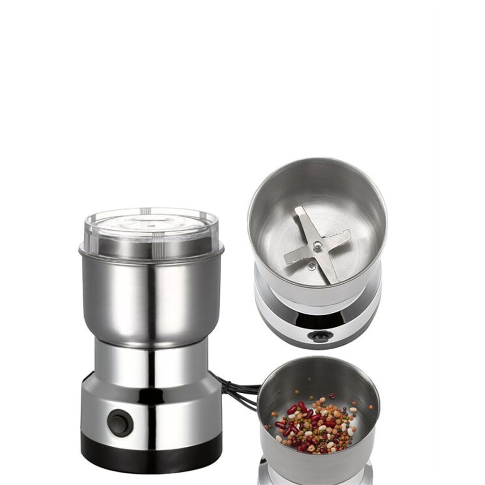 Kompakt Elektrikli Kahve ve Baharat Öğütücü | 14500 Devir Şeffaf Kapak