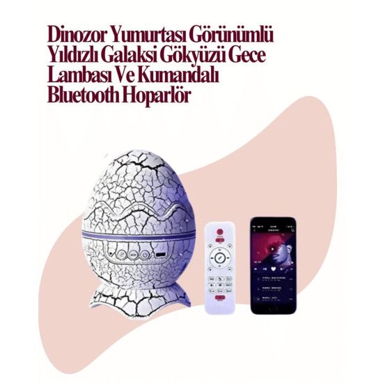 Uzaktan Kumandalı USB Girişli Döner Projektör Lamba