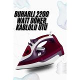Buharlı Ütü 2200 Watt Seramik Tabanlı Taşınabilir Kablolu Ütü
