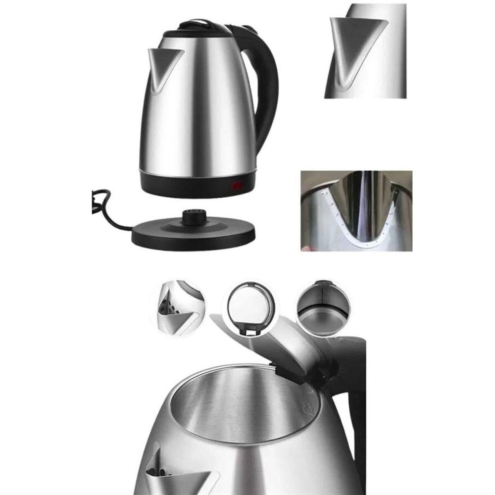 Kettle C F Tipi 220-240V Paslanmaz Çelik Elektrik Kablolu Otomatik Kap