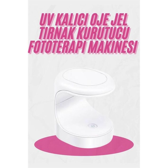 Seyehat Tipi Mini Oje Kurutucu Ultraviole Mor Işık Protez Tırnak Kurut