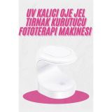 Seyehat Tipi Mini Oje Kurutucu Ultraviole Mor Işık Protez Tırnak Kurut