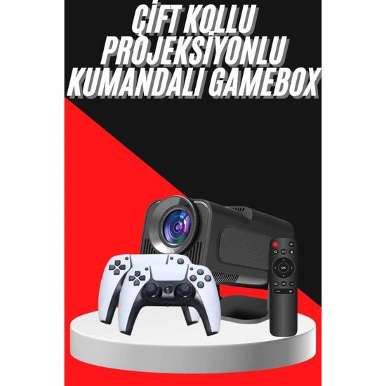 Retro Video Oyunu Konsolu Android Tv El Oyun Konsolu WIFI Taşınabilir 
