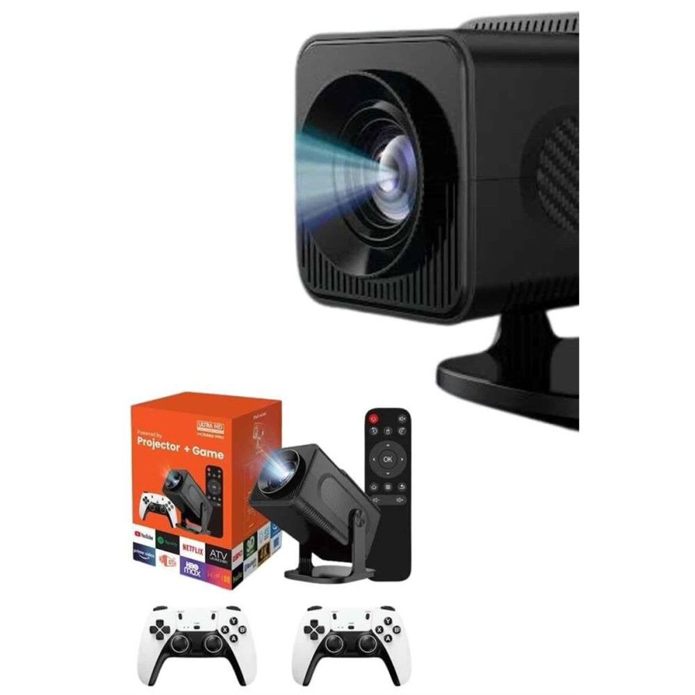 Retro Video Oyunu Konsolu Android Tv El Oyun Konsolu WIFI Taşınabilir 
