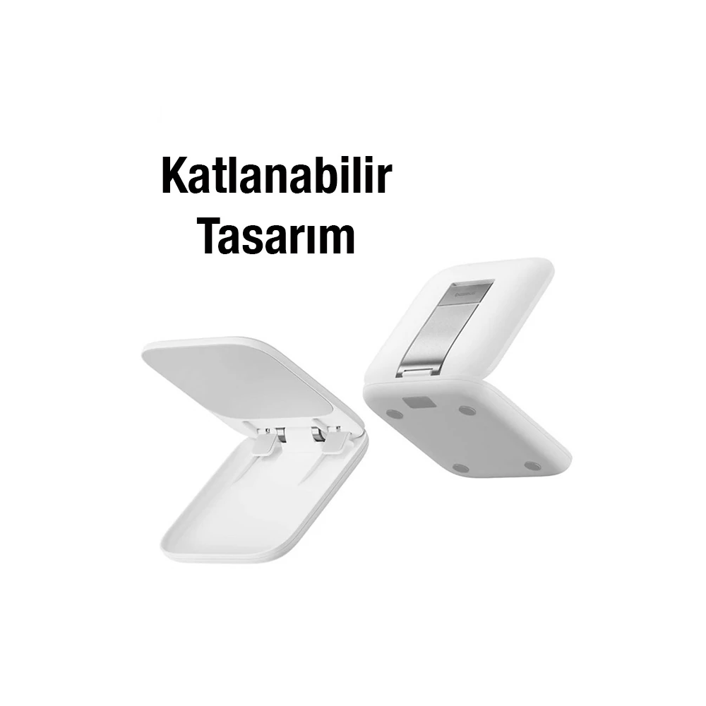 Baseus Seashell Ayarlanabilir Yükseklik Katlanabilir Tablet Standı