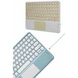 Bluetooth Touchpad Klavye 10.9 inch Kablosuz Wifi Q Klavye Slim