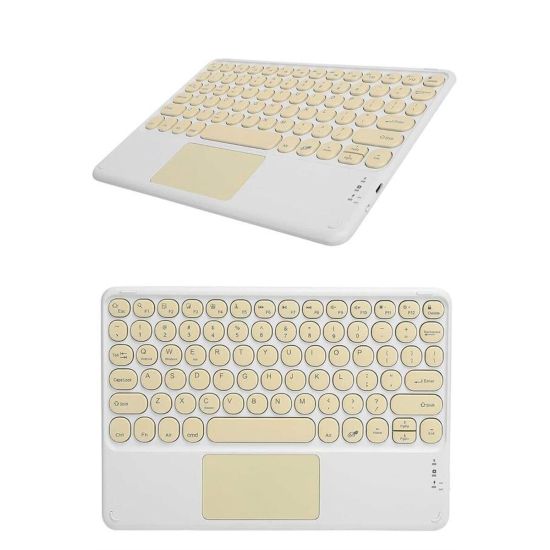 Bluetooth Touchpad Klavye 10.9 inch Kablosuz Wifi Q Klavye Slim