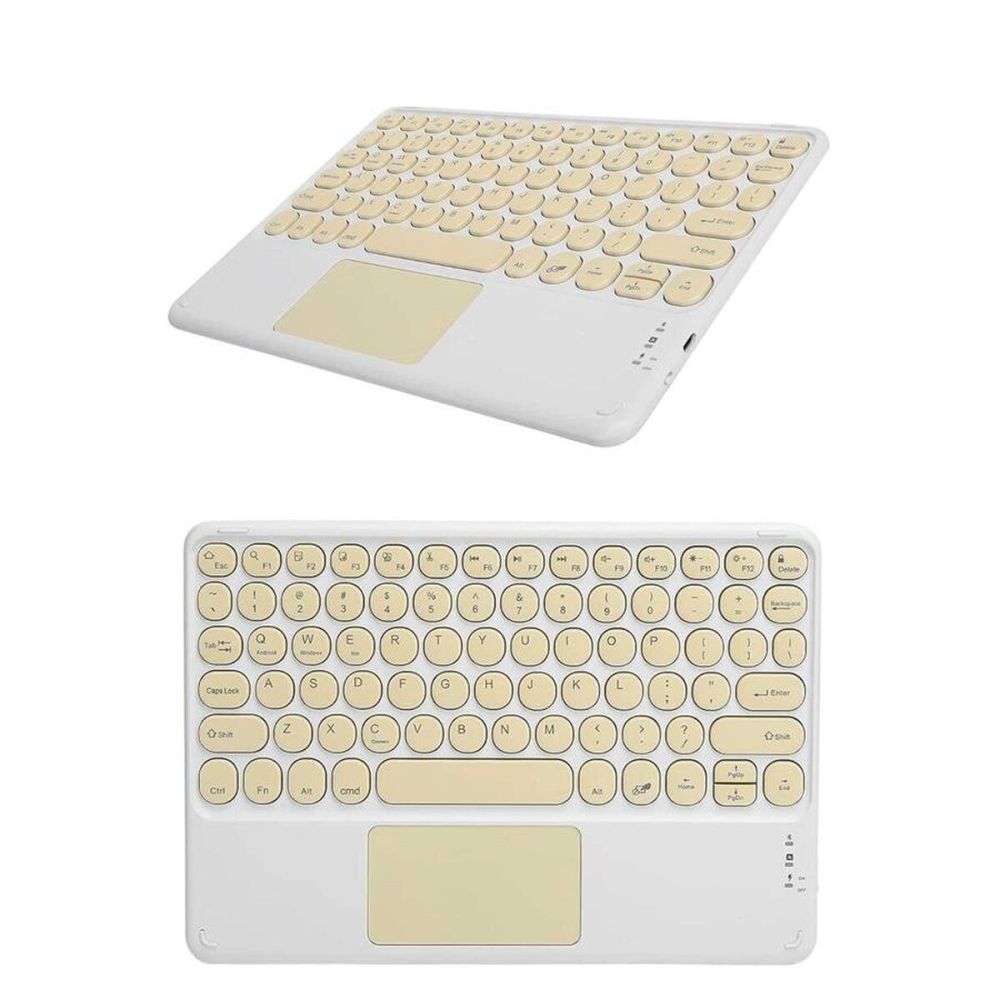 Bluetooth Touchpad Klavye 10.9 inch Kablosuz Wifi Q Klavye Slim