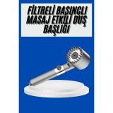 Yeni Nesil Duş Başlığı Paslanmaz Çelik Masaj Etkili Ergonomik Tasarım 