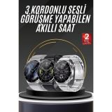 Akıllı Saat Adımsayar Nabız Ölçer Titreşim Özellikli Çağrı Cevaplama S