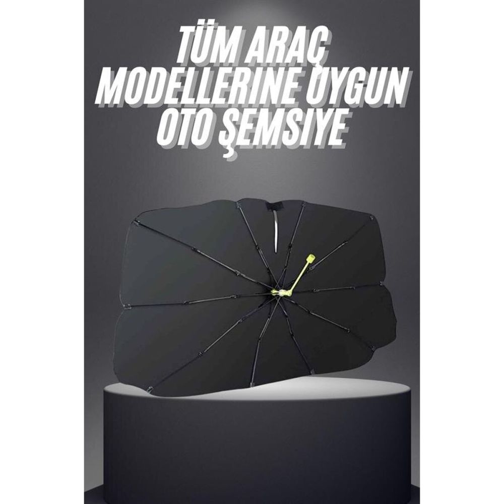 Yeni Nesil Tüm Araç Modellerine Uygun Oto Şemsiye Katlanabilir UV Işın