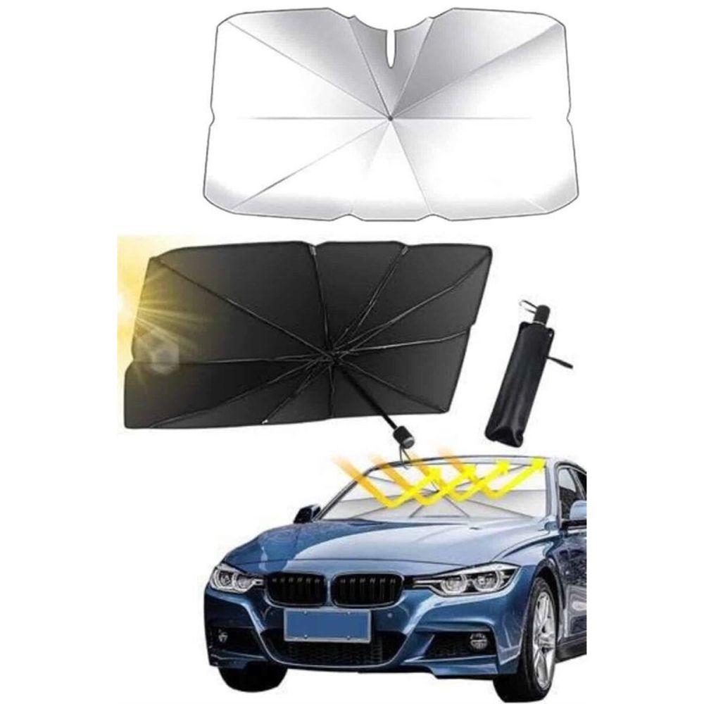 Yeni Nesil Tüm Araç Modellerine Uygun Oto Şemsiye Katlanabilir UV Işın