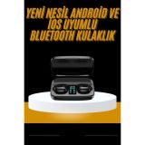 Kablosuz Dijital Göstergeli Çağrı Cevaplayabilen TWS 5.0 Bluetooth Kul
