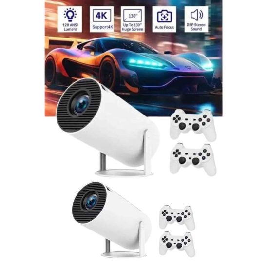 Full HD 8 GB Ayaklı Çift Kollu 4K Video Oyun Konsolu Taşınabilir
