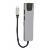 8 Port Çoklayıcı Macbook Ile Uyumlu Çoğaltıcı Type-C dönüştürücü TF SD