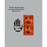 Kablosuz Kumandalı LED Jest Işığı – 3 Modlu Araba Arkası Mesaj Işığı 2