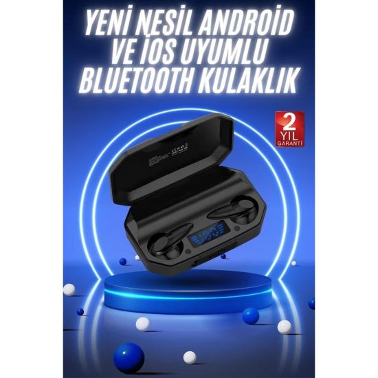 Yeni Nesil Android ve İOS Uyumlu Siyah Profesyonel Oyuncu Kulaklığı