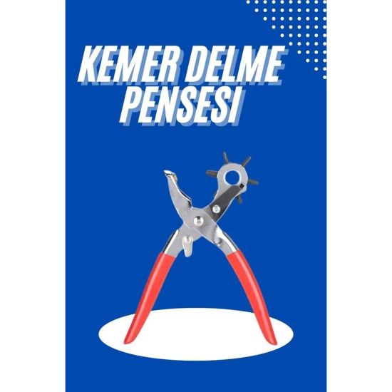 Kemer Delme Pensesi 6 Farklı Boyutta Kemer Delici Ev Deri Kemer