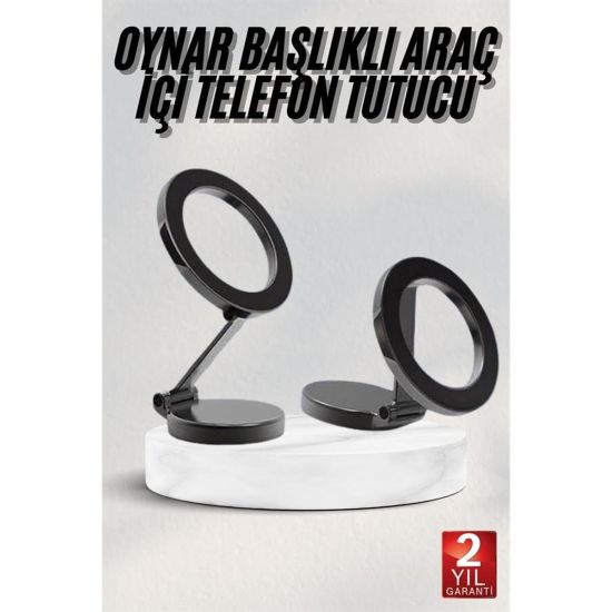Magsafe Telefon Tutucu 360 Dönebilen Ayarlanabilir Araç İçi Tutucu