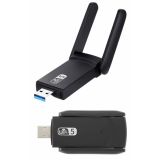 Wifi Adaptörü Bt5.0 Wifi 2'si Bir Arada Çift Bantlı Çift Anten