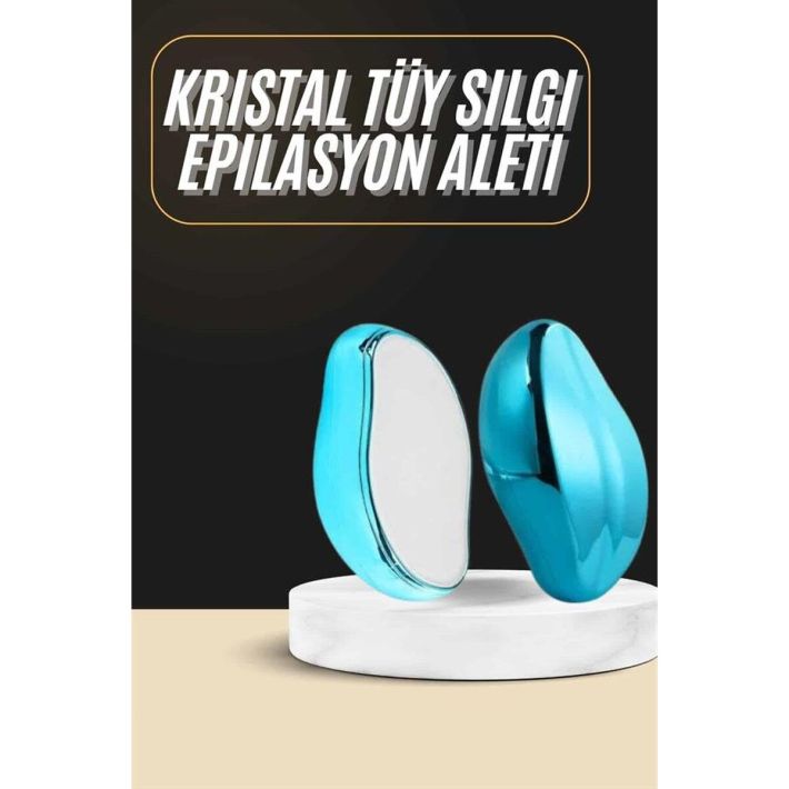 Kristal Tüy Alıcı Epilatör Kremsiz Kullanım Yüz ve Vücut İçin
