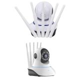LED Aydınlatmalı 5 Antenli Motorlu 1080P Wifi Kamera Sensörlü