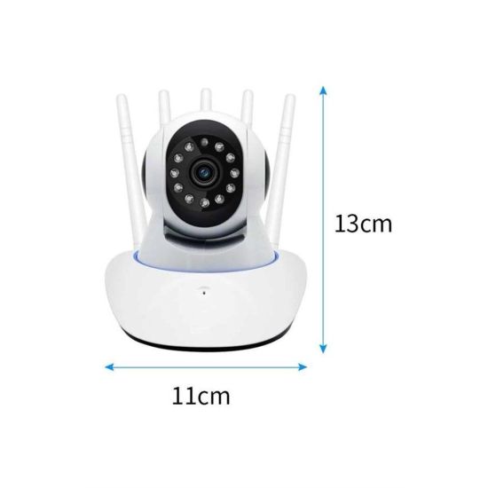 LED Aydınlatmalı 5 Antenli Motorlu 1080P Wifi Kamera Sensörlü