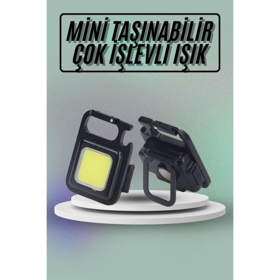 Mıknatıslı Parlak Led Işık 3 Fonksiyonlu Şarj edilebilir Ledli Mini Ta