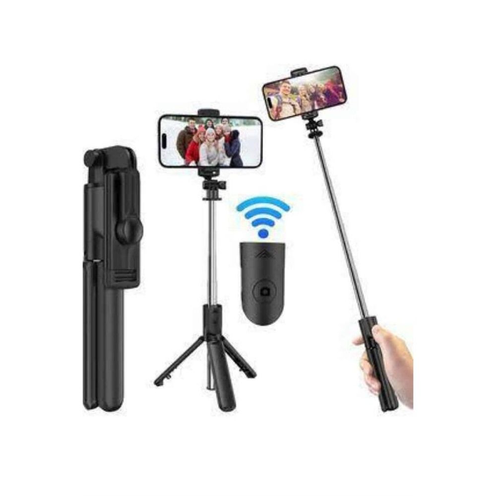 Cep Telefonu Tripod Standı Manyetik Selfie Sopa Bluetooth Uzaktan Kuma