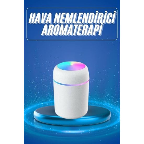 Rgb Işıklı Ulrasonik Ledli Hava Nemlendirici Buhar Makinesi Buhardanlı