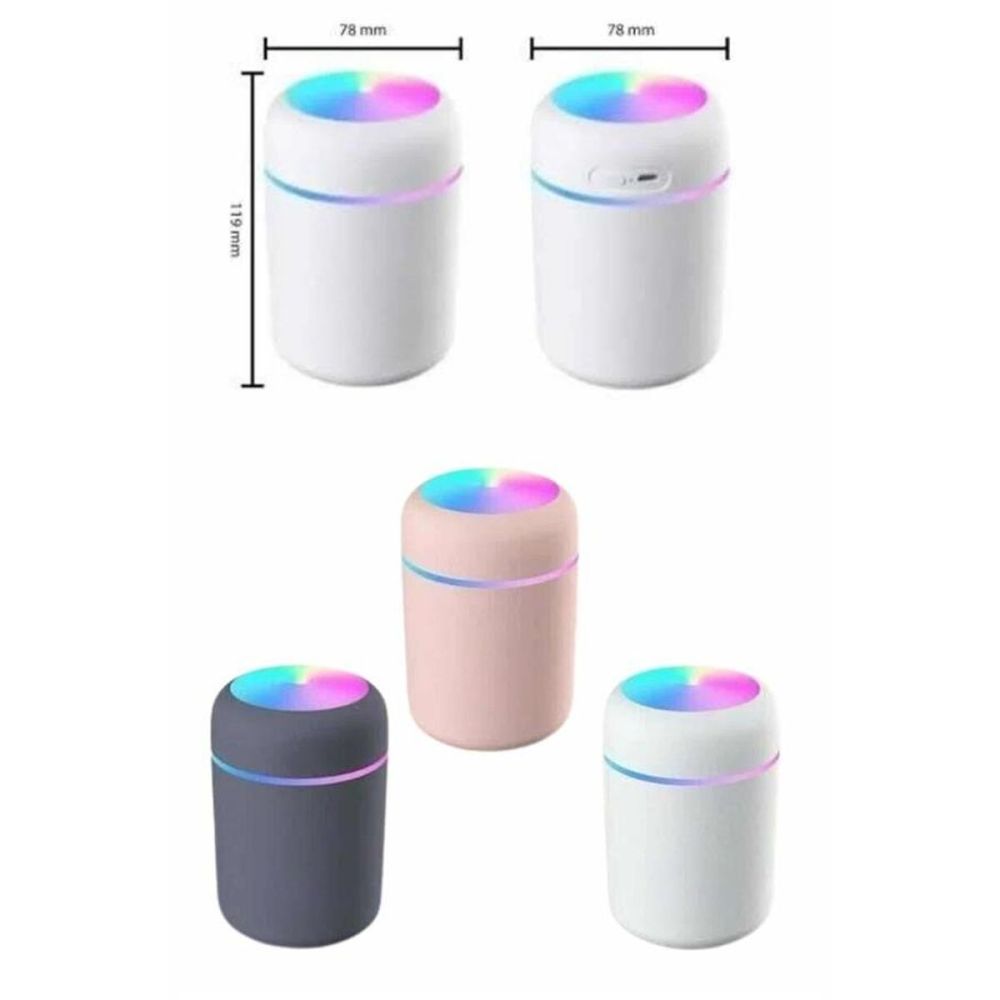 Rgb Işıklı Ulrasonik Ledli Hava Nemlendirici Buhar Makinesi Buhardanlı