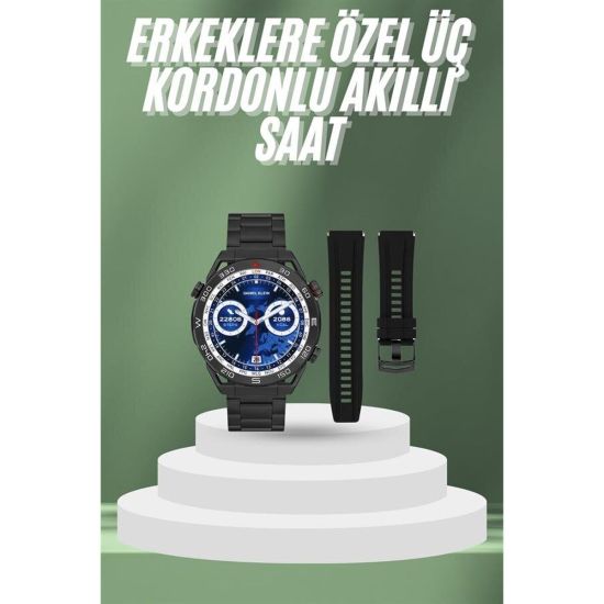 2025 Model Yuvarlak Ekran Android ve İOS Uyumlu GPS Takibi Yapabilen A