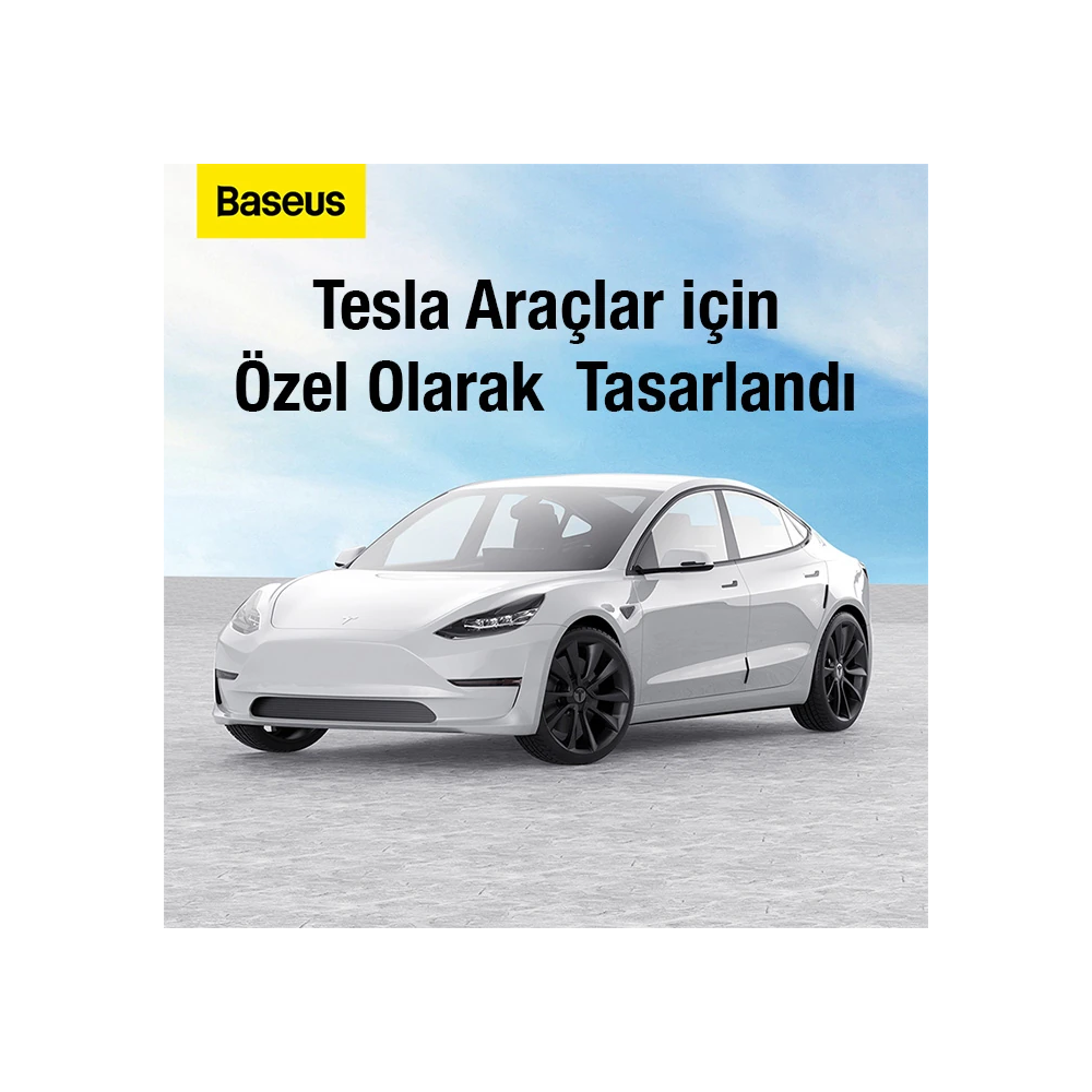 Baseus T-Space 6 Parça Tesla Araç Kapı Çizik Önleyici Tampon Koruma Se