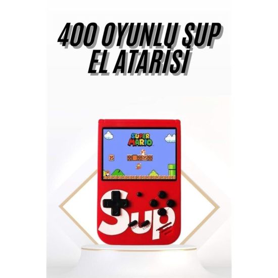 Çocuklara Özel Taşınabilir Sup El Atarisi 400 Oyunlu Nostaljik Oyun Ko