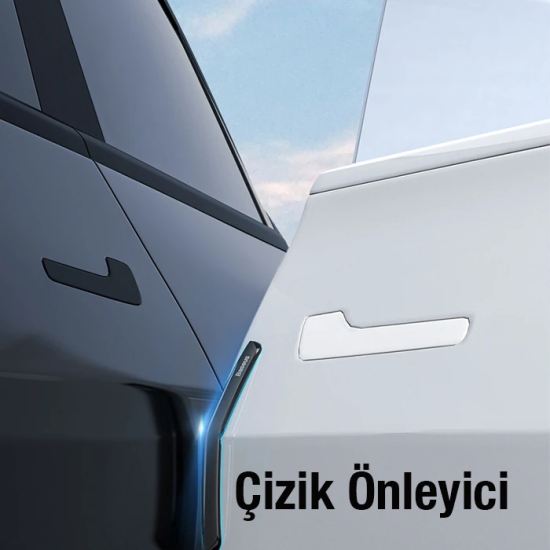 Baseus T-Space 6 Parça Tesla Araç Kapı Çizik Önleyici Tampon Koruma Se