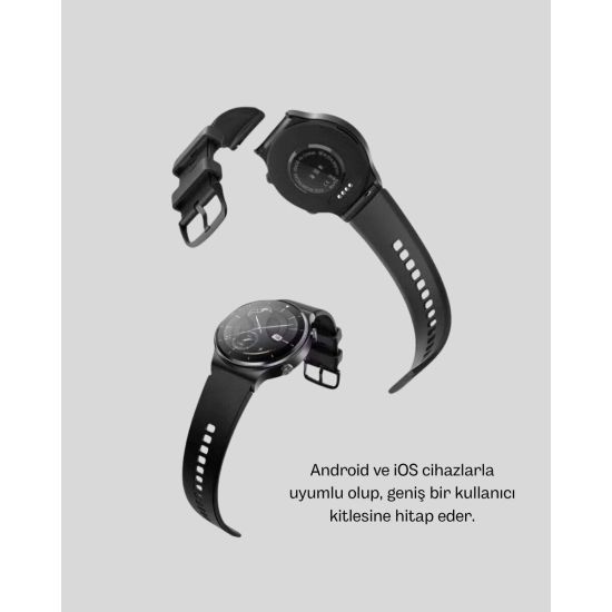 Akıllı Saat NFC – Bluetooth Arama ve Kablosuz Şarj Özellikli