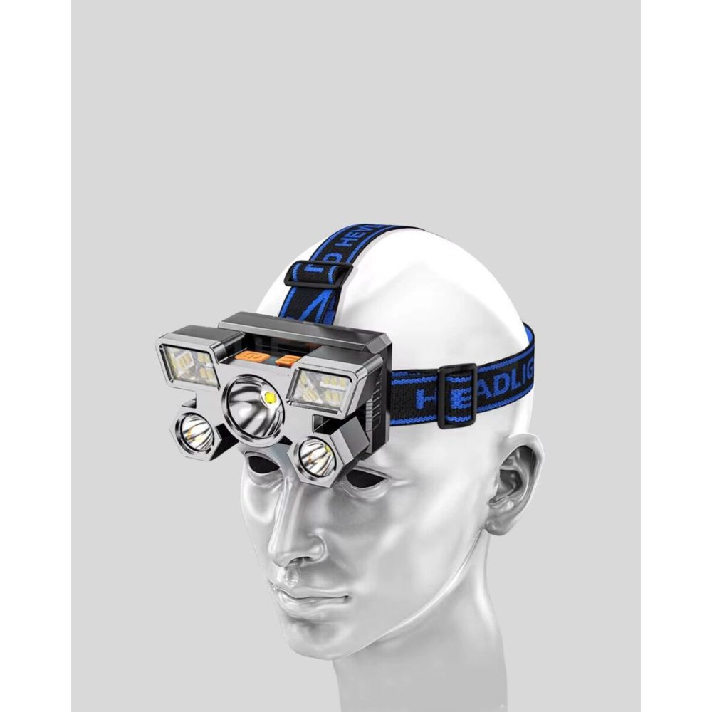 Şarj Edilebilir LED Kafa Feneri – 4 Işık Modu IPX5 Su Geçirmez Hareket